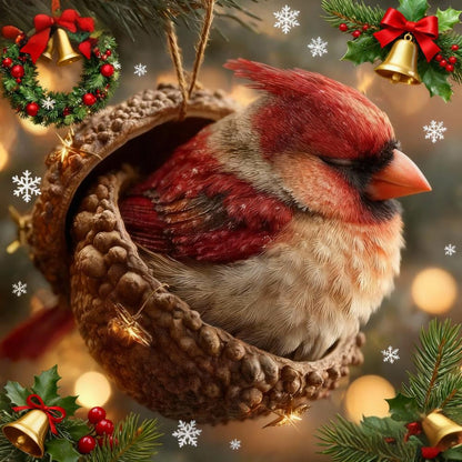 🎁❤️Roztomilá lesní zvířátka – ozdoby z žaludů pro útulné lesní Vánoce(Aqy)