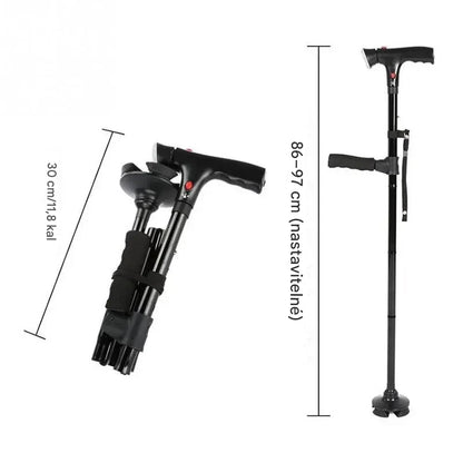 [🎉 Exkluzivně pro členy ]Ortopedi doporučují: čeští senioři používají tuto protiskluzovou multifunkční vycházkovou hůl!