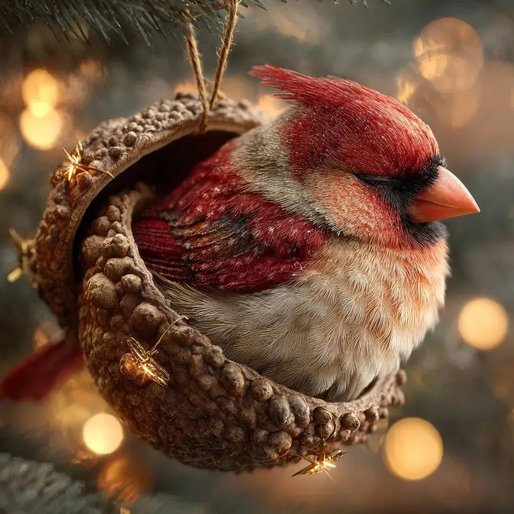 🎁❤️Roztomilá lesní zvířátka – ozdoby z žaludů pro útulné lesní Vánoce(Aqy)