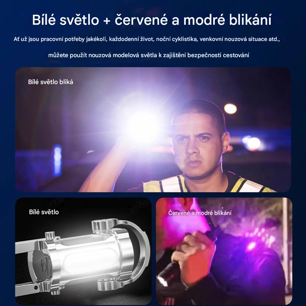 Coeurva Mini svítilna na klíče | 7 režimů · Vysoce výkonná · Nouzová nezbytnost🔥Tři kusy za pouhých 800 Kč