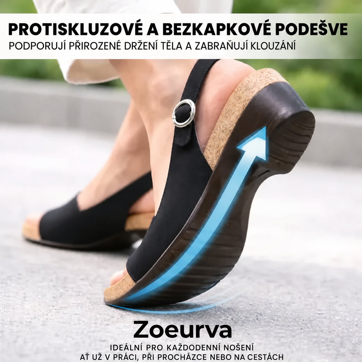 Cezonia pohodlné sandály s protiskluzovou podrážkou – maximální pohodlí · originální model