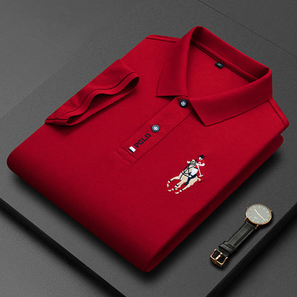 2026 Pohodlné a elegantní pánské polo tričko – prodyšné, netlačí, ideální na celodenní nošení i pohyb pro starší muže!