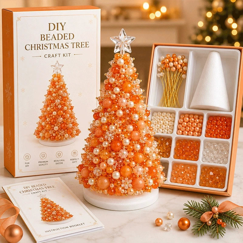 🎄✨ DIY kreativní sada na výrobu vánočního stromečku z barevných korálků, originální vánoční dekorace a zábavné tvoření pro celou rodinu 🎁🎅