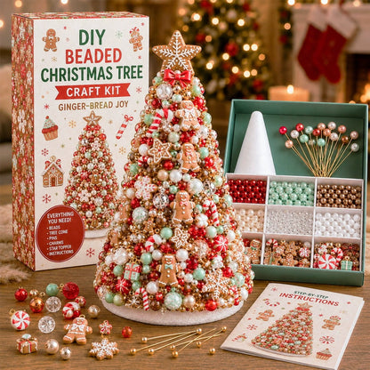 🎄✨ DIY kreativní sada na výrobu vánočního stromečku z barevných korálků, originální vánoční dekorace a zábavné tvoření pro celou rodinu 🎁🎅
