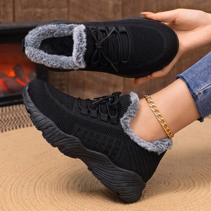Dámské zimní boty s kožíškem – extra teplé, zateplené a pohodlné boty na zimu s robustní podrážkou🔥 Druhý pár za poloviční cenu!