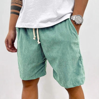 🔥 Nejpohodlnější pánské letní manšestrové šortky – volný střih, stahovací pas a styl pro každý den! 👖✨