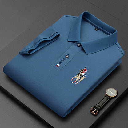 2026 Pohodlné a elegantní pánské polo tričko – prodyšné, netlačí, ideální na celodenní nošení i pohyb pro starší muže!