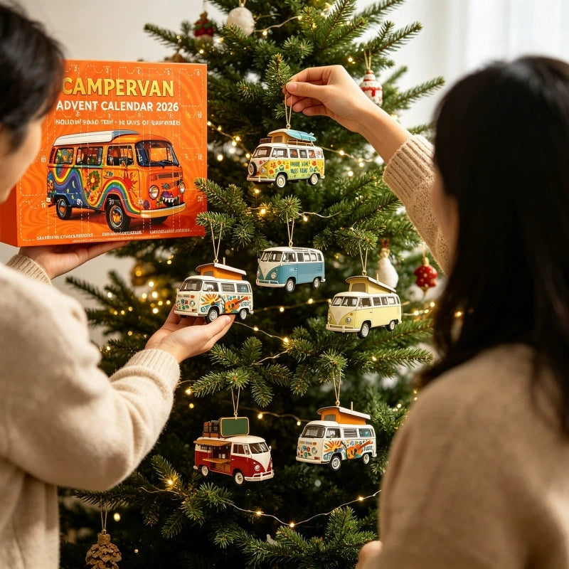 🚐 Adventní kalendář pro milovníky obytných dodávek – 24 překvapení, která si zamilujete!