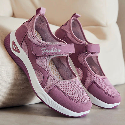 [🎉Exkluzivní nabídka pro členy] 👟 Ortopedická obuv se vzduchovým polštářem – nízký střih, zapínání na suchý zip, lehký a prodyšný síťovaný svršek pro seniory | Pohodlná, stabilní a bezbolestná chůze po celý den