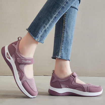 [🎉Exkluzivní nabídka pro členy] 👟 Ortopedická obuv se vzduchovým polštářem – nízký střih, zapínání na suchý zip, lehký a prodyšný síťovaný svršek pro seniory | Pohodlná, stabilní a bezbolestná chůze po celý den