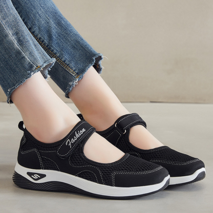 [🎉Exkluzivní nabídka pro členy] 👟 Ortopedická obuv se vzduchovým polštářem – nízký střih, zapínání na suchý zip, lehký a prodyšný síťovaný svršek pro seniory | Pohodlná, stabilní a bezbolestná chůze po celý den