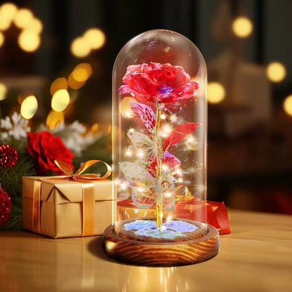 Valentýnský dárek🎁 – růže, která nikdy neuvadne, symbol dokonalé lásky 💖. Darujte ji tomu, koho milujete nejvíc!