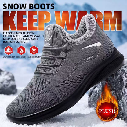 Pánské zimní sportovní boty – teplé, zateplené provedení pro chladné zimní dny ❄️ Druhý pár se slevou 50 % – pouze nyní!