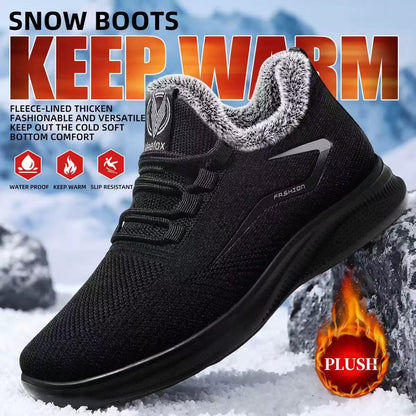 Pánské zimní sportovní boty – teplé, zateplené provedení pro chladné zimní dny ❄️ Druhý pár se slevou 50 % – pouze nyní!