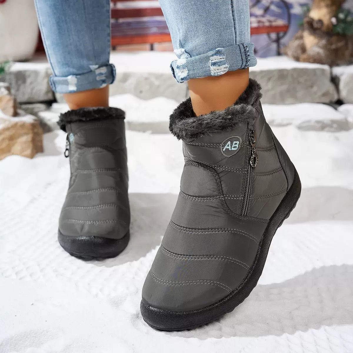 [🎉 Exkluzivně pro členy ]Měkké a pohodlné autentické zimní ortopedické boty unisex (podpora klenby)🔥Druhý pár za poloviční cenu
