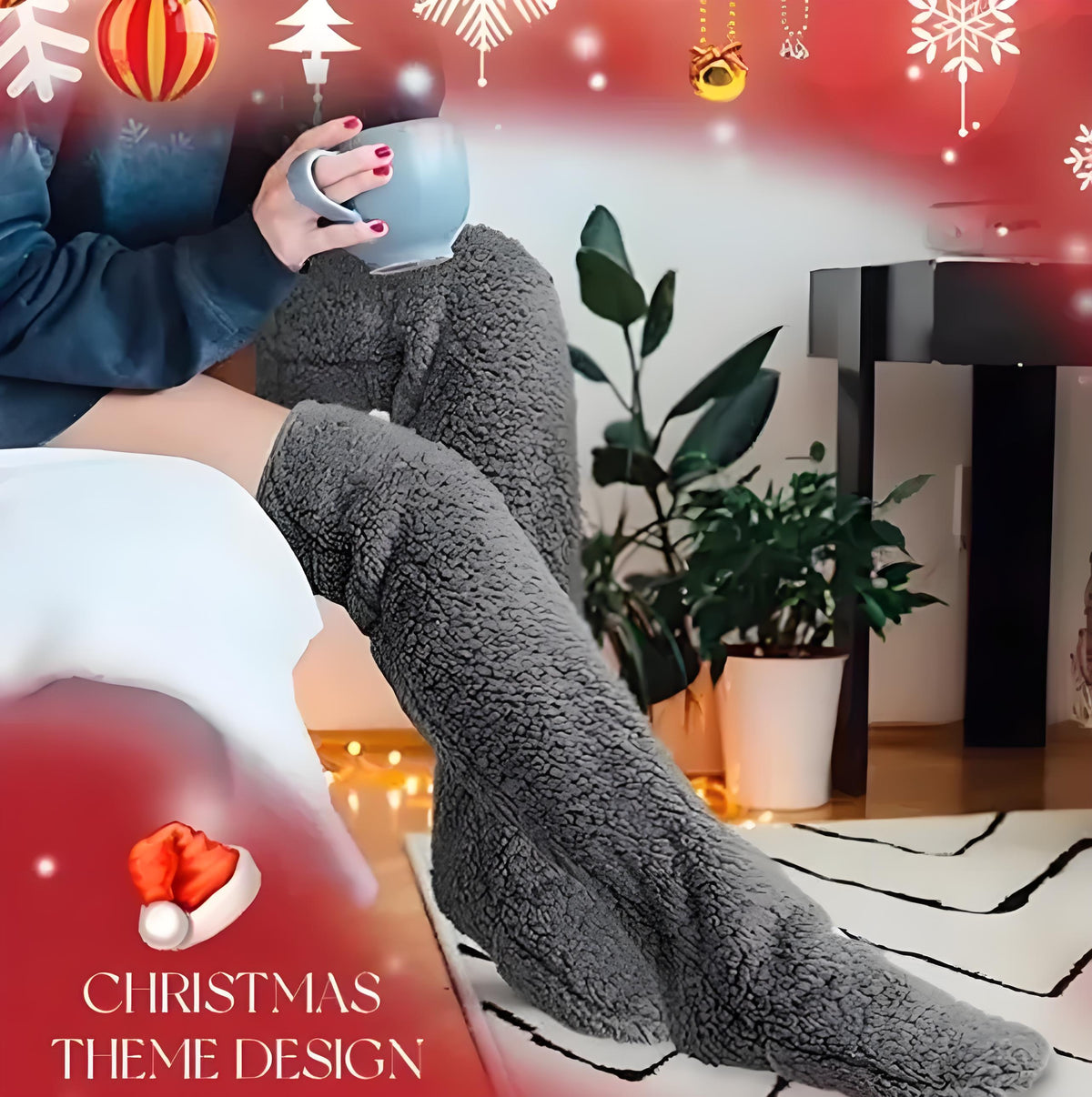 Telinala ponožky – zahřejí kolena i lýtka! ❄️ Vánoční super sleva právě teď！