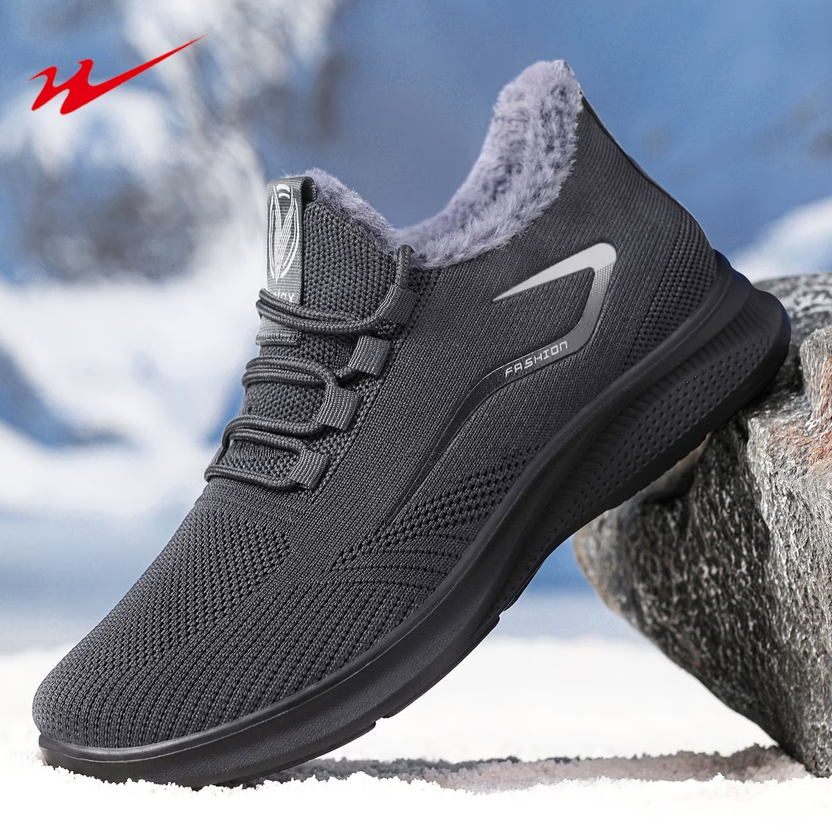 Pánské zimní sportovní boty – teplé, zateplené provedení pro chladné zimní dny ❄️ Druhý pár se slevou 50 % – pouze nyní!