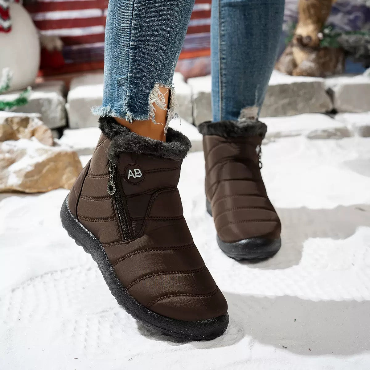 [🎉 Exkluzivně pro členy ]Měkké a pohodlné autentické zimní ortopedické boty unisex (podpora klenby)🔥Druhý pár za poloviční cenu