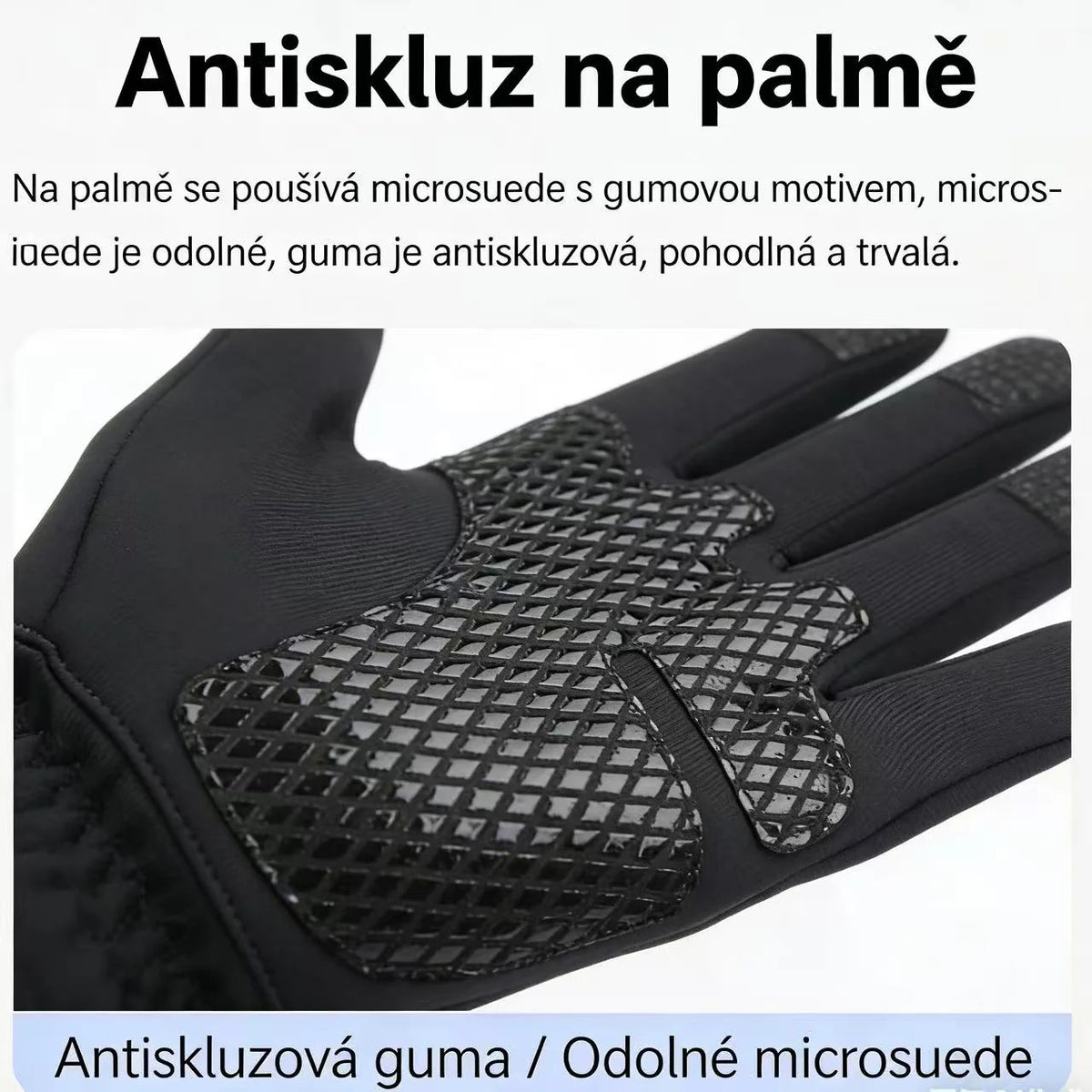 Inteligentní vyhřívané rukavice se 3 nastavitelnými stupni🔥 | Navrženo pro seniory, rychlé zahřátí během několika sekund, ochrana proti mrazu