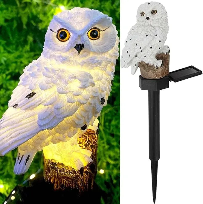 Solární zahradní osvětlení pro trávník 🌿 | Venkovní solární chodníková světla s krytím IP65, tvar sovy 🦉✨