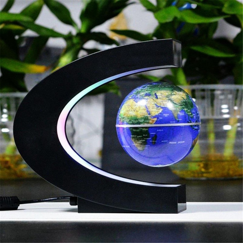 LED plovoucí globusová lampa - levitující zeměkoule | Perfektní dárek pro domov a kancelář