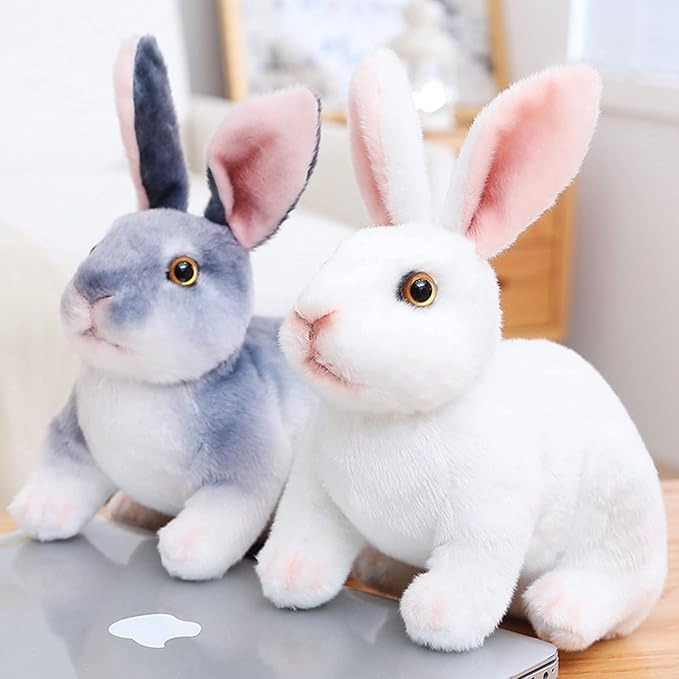 [🎉 Exkluzivně pro členy ]Zoeurva nejrealističtější plyšový králíček 🐰 – roztomilý, měkký a uklidňující společník pro klidný spánek, nejlepší dárek pro miminko