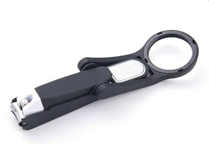 Kleštičky na nehty s lupou 🔍 – navrženy pro seniory se slabším zrakem, bez poletujících odstřižků ✂️, zdravé a bezpečné použití
