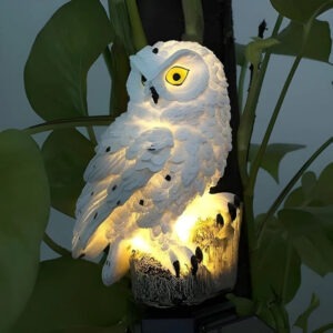 Solární zahradní osvětlení pro trávník 🌿 | Venkovní solární chodníková světla s krytím IP65, tvar sovy 🦉✨