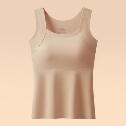 ✨ Dámský zeštíhlující top bez rukávů s integrovanou podprsenkou – celodenní pohodlí bez podprsenky 👚 (🔥 Pouze omezenou dobu sleva 50 %)