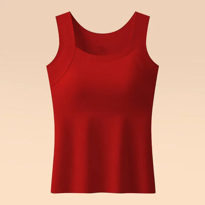 ✨ Dámský zeštíhlující top bez rukávů s integrovanou podprsenkou – celodenní pohodlí bez podprsenky 👚 (🔥 Pouze omezenou dobu sleva 50 %)