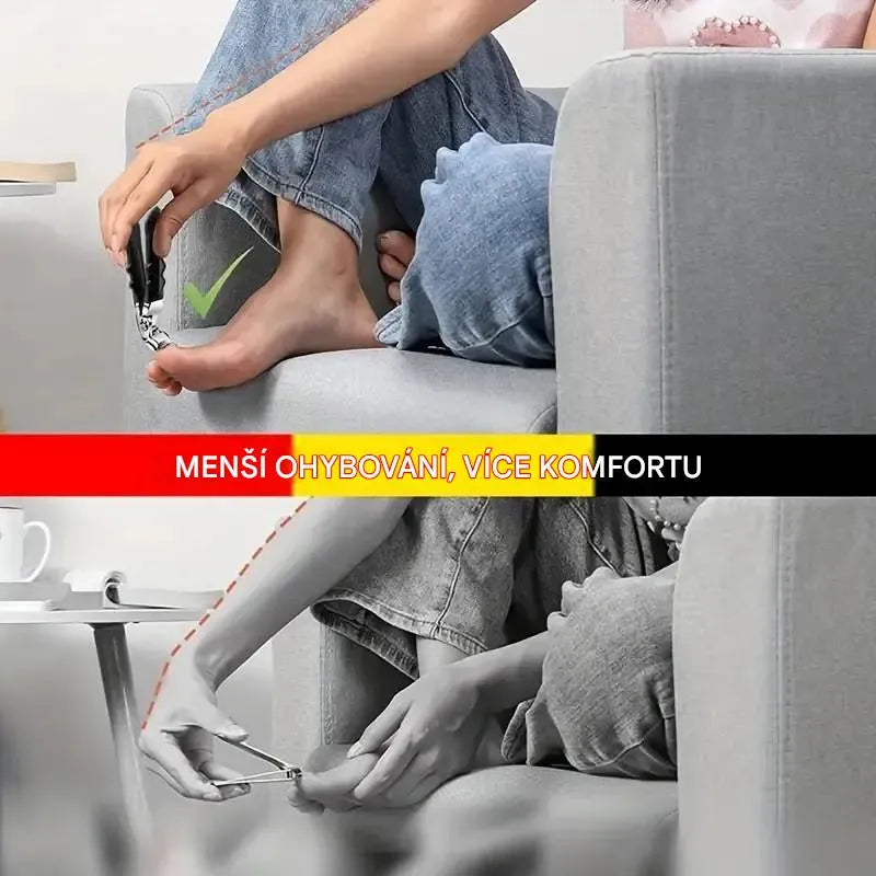 🎉 Kleště na nehty s ostrými zakřivenými čepelemi s dlouhou rukojetí-【🎉Druhý pár za poloviční cenu！Čím více koupíte, tím větší sleva!