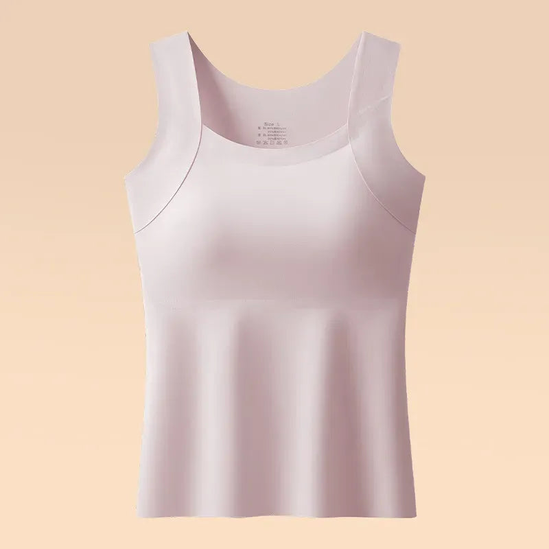 ✨ Dámský zeštíhlující top bez rukávů s integrovanou podprsenkou – celodenní pohodlí bez podprsenky 👚 (🔥 Pouze omezenou dobu sleva 50 %)