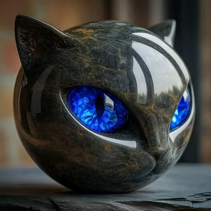 [🎉 Exkluzivně pro členy ]🖤 Černá socha kočky, která přináší štěstí do vašeho domova.