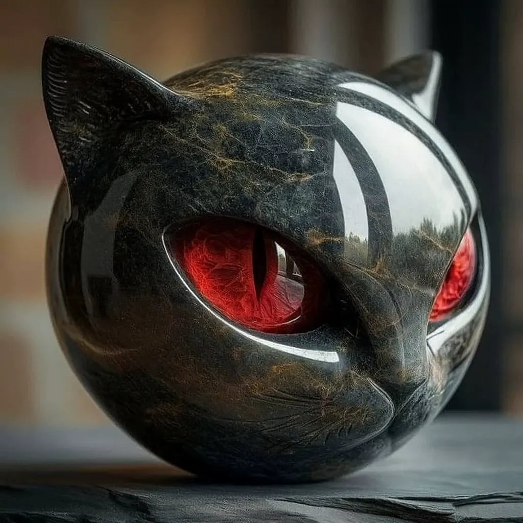 [🎉 Exkluzivně pro členy ]🖤 Černá socha kočky, která přináší štěstí do vašeho domova.