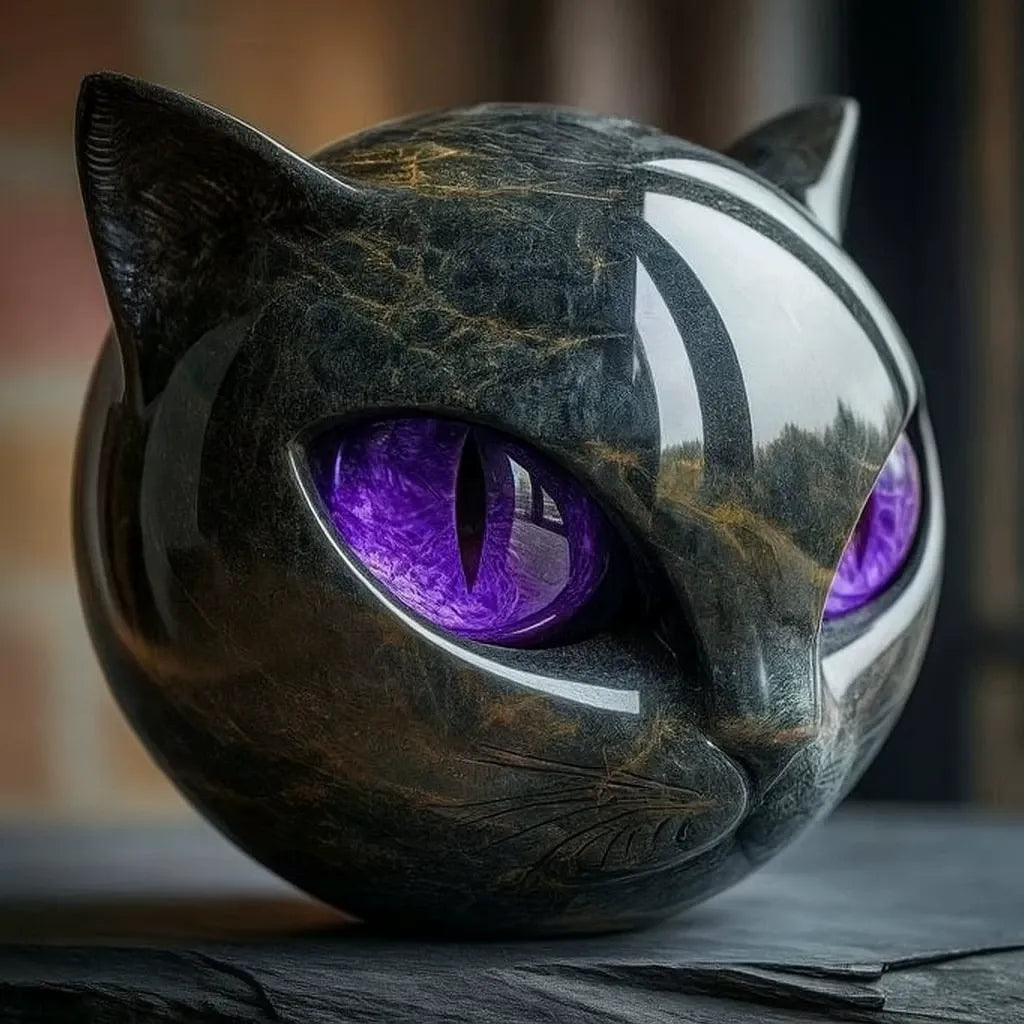 [🎉 Exkluzivně pro členy ]🖤 Černá socha kočky, která přináší štěstí do vašeho domova.