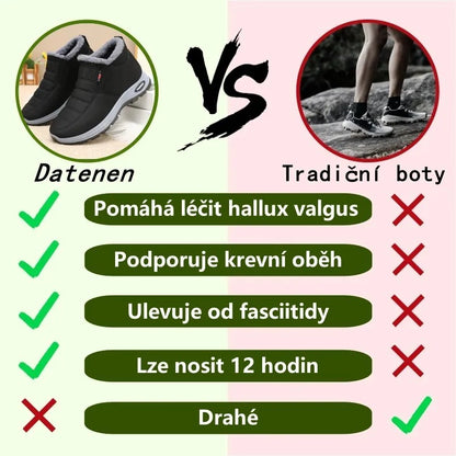 Nejpohodlnější ortopedická zimní obuv tohoto roku – zlepšuje rovnováhu, zdraví zad a kloubů seniorů – umožní vám chodit celý den bez bolesti 🔥