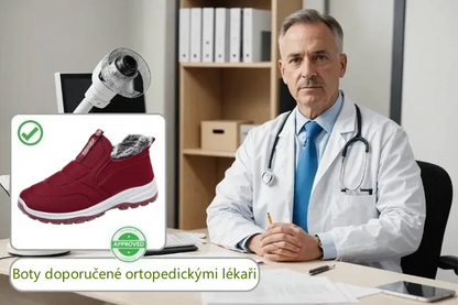 ⚡Omezený slevy 50% —— Ergonomická ortopedická obuv s chloupkatou podšívkou, ulevuje od bolestí nohou, zad a kloubů, unisex