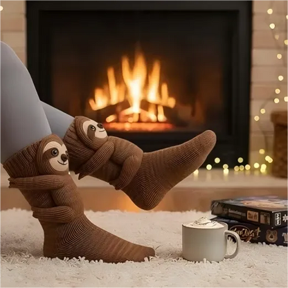Telinala™ roztomilé zateplené ponožky 🧦✨ – Zažijte hřejivé objetí svého oblíbeného zvířátka na každém kroku! 🐾❤️