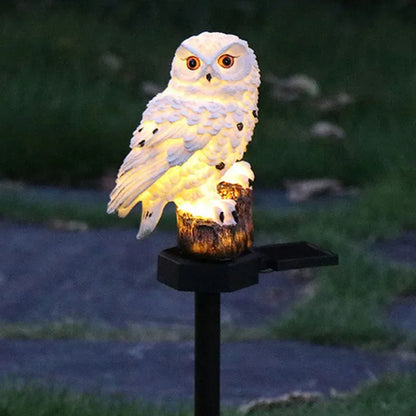 Solární zahradní osvětlení pro trávník 🌿 | Venkovní solární chodníková světla s krytím IP65, tvar sovy 🦉✨