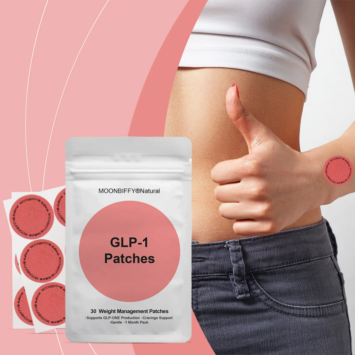GLP-1 Náplast – Podpora Kontroly Chuti K Jídlu a Hubnutí