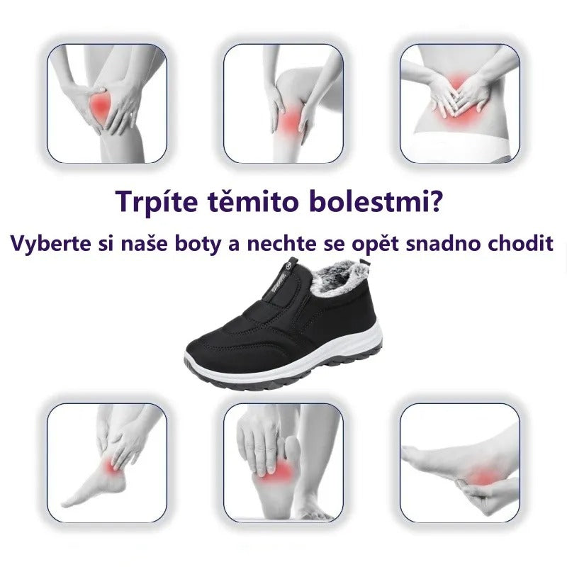⚡Omezený slevy 50% —— Ergonomická ortopedická obuv s chloupkatou podšívkou, ulevuje od bolestí nohou, zad a kloubů, unisex