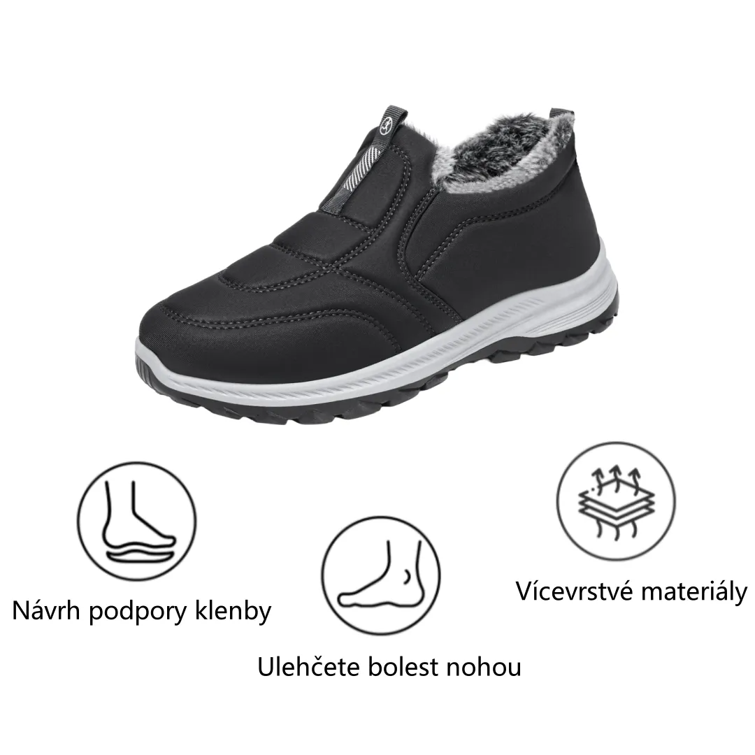 ⚡Omezený slevy 50% —— Ergonomická ortopedická obuv s chloupkatou podšívkou, ulevuje od bolestí nohou, zad a kloubů, unisex
