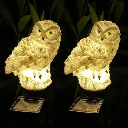 Solární zahradní osvětlení pro trávník 🌿 | Venkovní solární chodníková světla s krytím IP65, tvar sovy 🦉✨