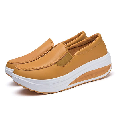 [🎉 Exkluzivně pro členy ]Novinka 2026 – Měkké a pohodlné, ideální pro volný čas 👟 Dámské slip-on platformové boty