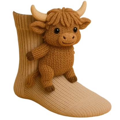 Telinala™ roztomilé zateplené ponožky 🧦✨ – Zažijte hřejivé objetí svého oblíbeného zvířátka na každém kroku! 🐾❤️