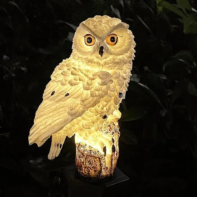 Solární zahradní osvětlení pro trávník 🌿 | Venkovní solární chodníková světla s krytím IP65, tvar sovy 🦉✨