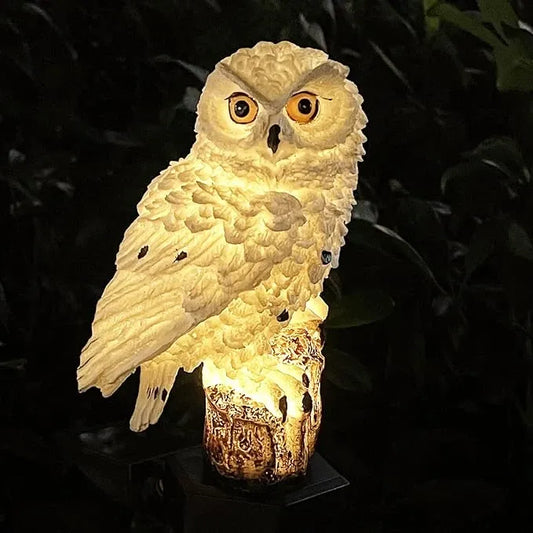Solární zahradní osvětlení pro trávník 🌿 | Venkovní solární chodníková světla s krytím IP65, tvar sovy 🦉✨