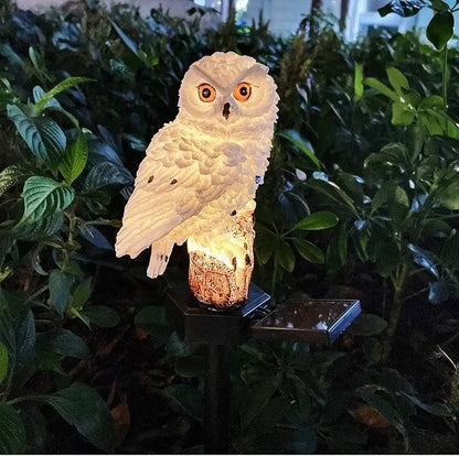 Solární zahradní osvětlení pro trávník 🌿 | Venkovní solární chodníková světla s krytím IP65, tvar sovy 🦉✨