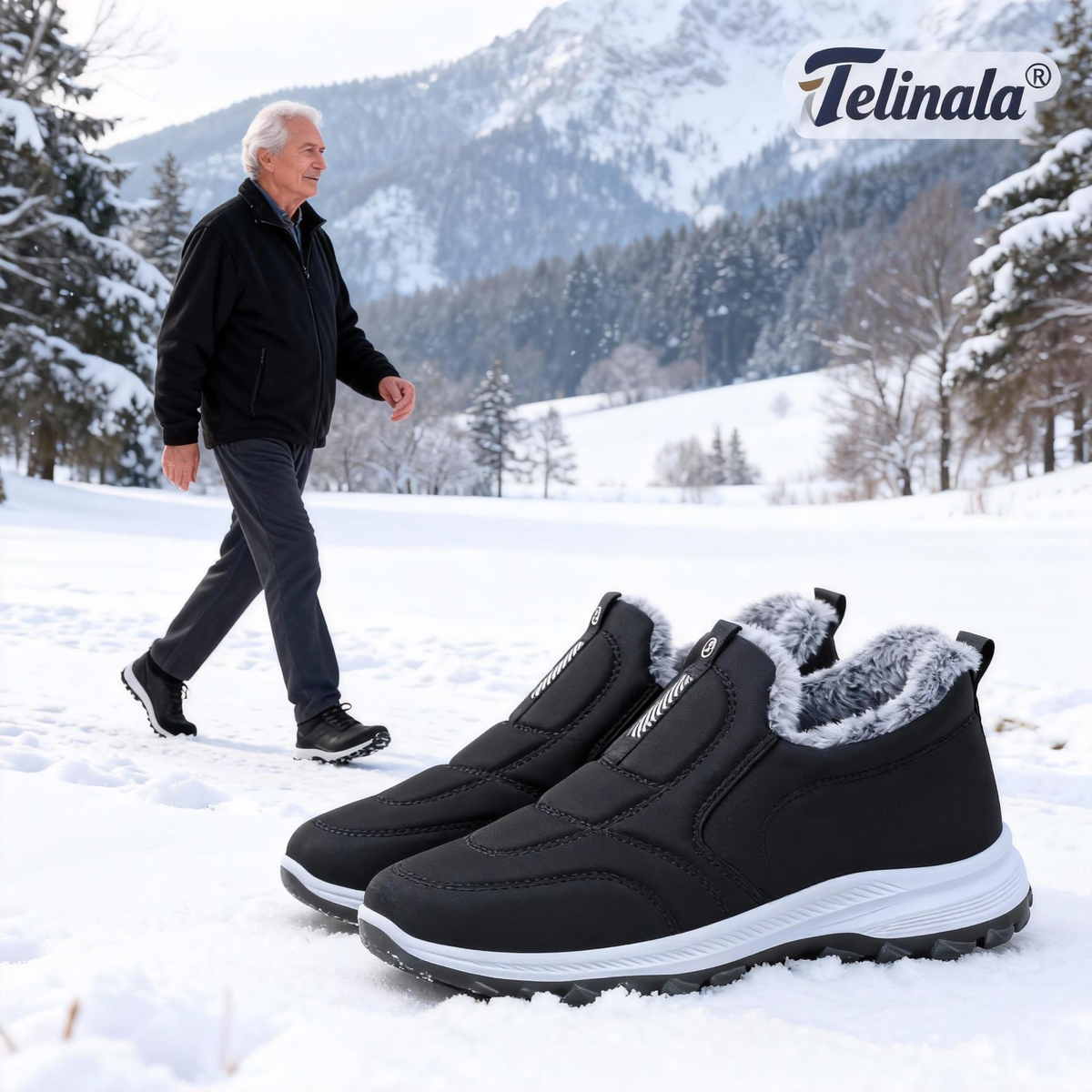 ⚡Omezený slevy 50% —— Ergonomická ortopedická obuv s chloupkatou podšívkou, ulevuje od bolestí nohou, zad a kloubů, unisex
