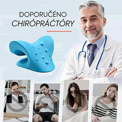 😴 Ergonomický krční podpůrný polštář pro úlevu od bolesti a klidný spánek – 🔥 druhý kus za poloviční cenu